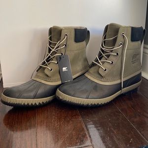NWT SOREL Men’s Cheyanne II Waterproof Insulated Winter Boot (Nori/Black) size14
